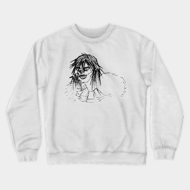 Laughing Jack The Clown Creepypasta Fan Art Crewneck Sweatshirt by kuraimochi